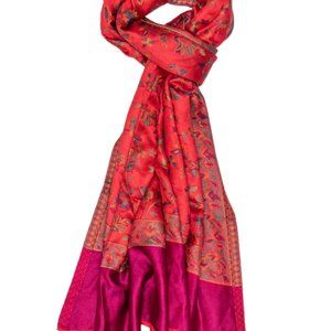 Beautiful Red Pashmina Scarf for Women